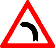 1.12.1 Curbă periculoasă