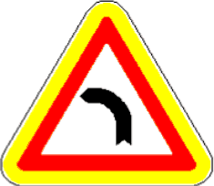 1.12.1 Curbă periculoasă