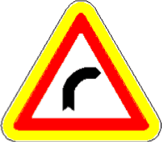 1.12.2 Curbă periculoasă