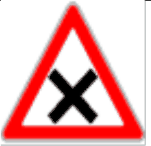 1.6 Intersecție a drumurilor de semnificație echivalentă