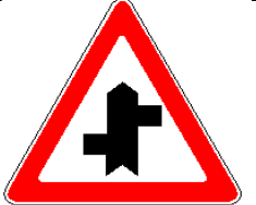 1.7.4 Intersecție cu un drum fără prioritate