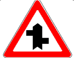 1.7.5 Intersecție cu un drum fără prioritate