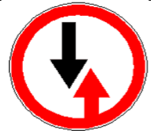 2.5 Prioritate pentru circulația din sens opus