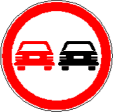 3.23 Depășire interzisă