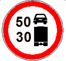 3.29 Viteză maximă limitată pe categorii de autovehicule