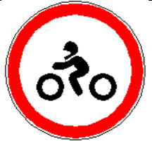 3.5.1 Circulație interzisă motocicletelor