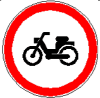 3.5.2 Circulație interzisă ciclomotoarelor