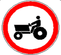 3.6 Circulație interzisă mașinilor autopropulsate