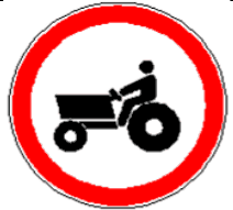 3.6 Circulație interzisă mașinilor autopropulsate