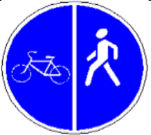 4.4.5 Piste delimitate pentru bicicliști și pietoni