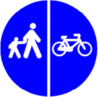 4.4.7 Piste delimitate pentru pietoni și bicicliști