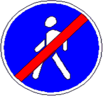 4.5.2 Sfârșitul pistei pentru pietoni