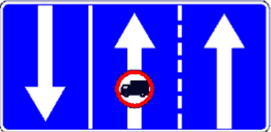 5.41.2 Direcțiile de deplasare pe benzi