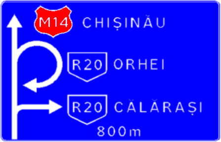 5.58.2 Presemnalizarea direcțiilor de deplasare