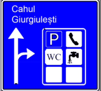 5.59.3 Presemnalizare parcare pe drumurile naționale