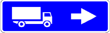 5.72.2 Direcțiile de circulație recomandate pentru autocamioane