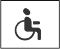 6.19 Loc de staționare rezervat persoanelor cu dizabilități